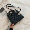 Red Love Patent Leather Bright Surface Handbag High-end Design Sense Wedding Bag Women's New Fashion All-matching Crossbody Bag