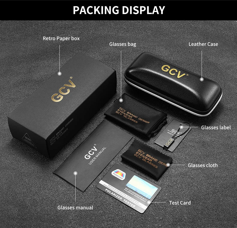GCV Brand new Women 2 In 1 Polarized Sunglasses Anti blue light glasses butterfly frame multifunctional Medical applicability