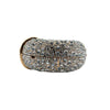 XIYUAN Oval Shaped Crystals Evening Clutch Bags Women Boutique Diamond Clutch Purses And Handbags Bridal Wedding Gem Phone Purse