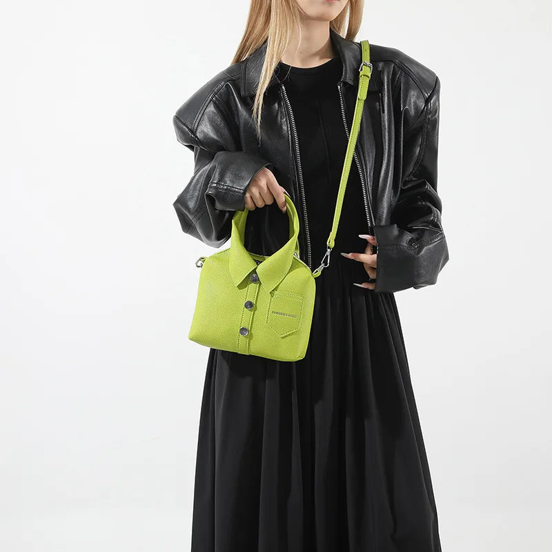 PU Square Compact Shoulder and Crossbody Bags Zipper Unique Design High Quality Hand Bags for Women 2025 Designer Style Bolso