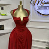 CM.YAYA Women Strapless Sleeveless Pleated Mini Dress 2025 Spring Sweet Sexy Birthday Evening Night Party Vestidos Dresses