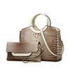 New Fashionable Large Capacity Crocodile Pattern Handbag Trendy Women's Crossbody Bag Quality Single Shoulder Bag Motorcycle Equ
