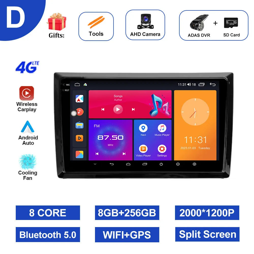 9 inch Android OS for Volkswagen Beetle A5 2011 - 2019 Car Radio Video Multimedia Player GPS Navigation WIFI BT Auto Accessories