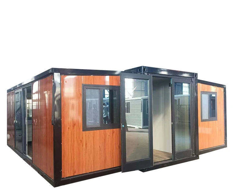 40ft Two Layers Triangle Roof Outdoor Terrace Modern Module Premade Hotel Style Apartment House 20ft Tiny House For Sale