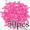 (50 Pcs) 4*4cm Colourful Ribbon Bows Small Size Polyester Satin Ribbon Bow Flower DIY Craft Decoration