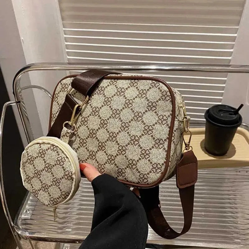 Vintage Fashion Handle Handbag Women Solid Soft PU Leather Women Shoulder Bag New Casual Designer Women Crossbody Tote Bag