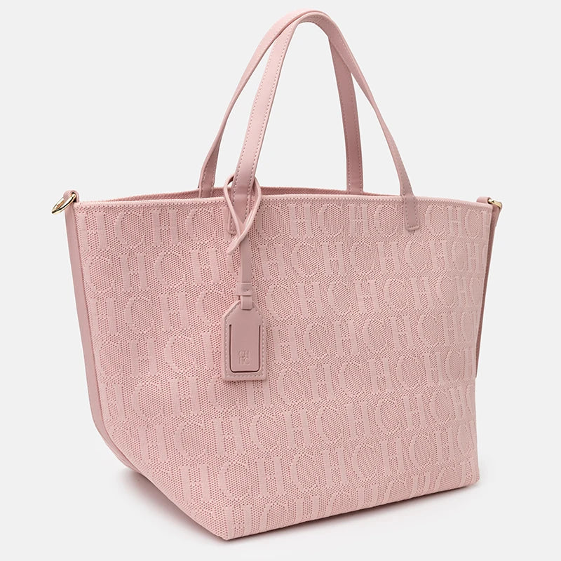 CH Classic Models of Women's Shoulder Bag Solid Color Fashionable Versatile Large-capacity Handbag Elegant Shopping Ladies Bag