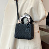 Small And Niche High-End Daifei Handbag For Women 2024 Fashionable New Diamond Grid Handbag, Single Shoulder Crossbody Bag, Chri
