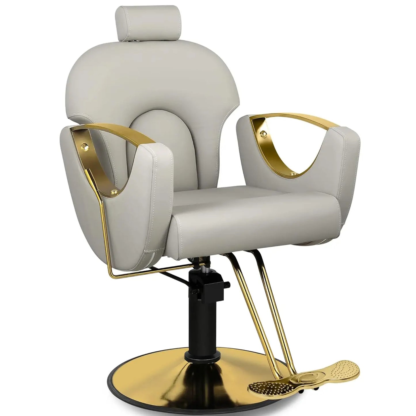 Beauty Salon Chair with Adjustable Tilt Height, Hydraulic Hairdressing Chair, Hairstylist Salon Styling Chair, Spa Beauty
