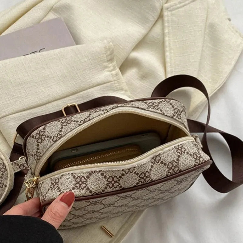 Vintage Fashion Handle Handbag Women Solid Soft PU Leather Women Shoulder Bag New Casual Designer Women Crossbody Tote Bag