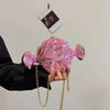 Acrylic Evening Clutch Bag For Women Luxury Shoulder Bag Handbag And Crossbody Bags Party Prom Wedding Shiny Candy Design Purse