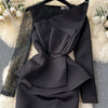 Design Retro Mesh Chic Fancy Dress
