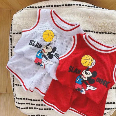 9M-4Years Sports Vest Outfits Boys Casual Loose Sleeveless Tops+Shorts Kids Summer New Design Breathable Basketball Suit Clothes - MAGUSTA BEAUTY
