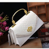 Leather Women's Bag 2025 New Fashion Snake-print Cowhide Small Handbags Shoulder Crossbody Bags Lady Party Messenger Shell Bags