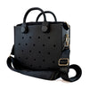 EVA Large Leather Shoulder Bag Handbag Tote Bag Storage for Women Casual Waterproof Beach Bag Hole Fit Charm Fashion Storage Bag