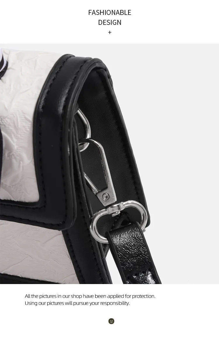 Retro Square Mini Bag Unique Design Multi-Match Crossbody Bag For Women Casual Tote Handbag For Commuting