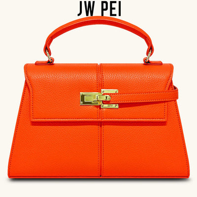 2025 New Orange Color JW PEI Women's Handbag Elise Designer Fashion  Tote Bag Small Square Crossbody Bag Premium Women Bag