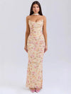 Suninheart Elegant Women 2 Piece Dress Set 2024 Strapless Bodycon Crop Top and Maxi Skirt Set Formal Wedding Guest Party Dress