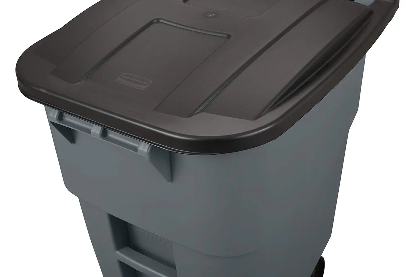 Commercial Products BRUTE Rollout Trash/Garbage CanBin with Wheels 50GAL Blu  for Restaurants Hospitals Offices Back of Hous