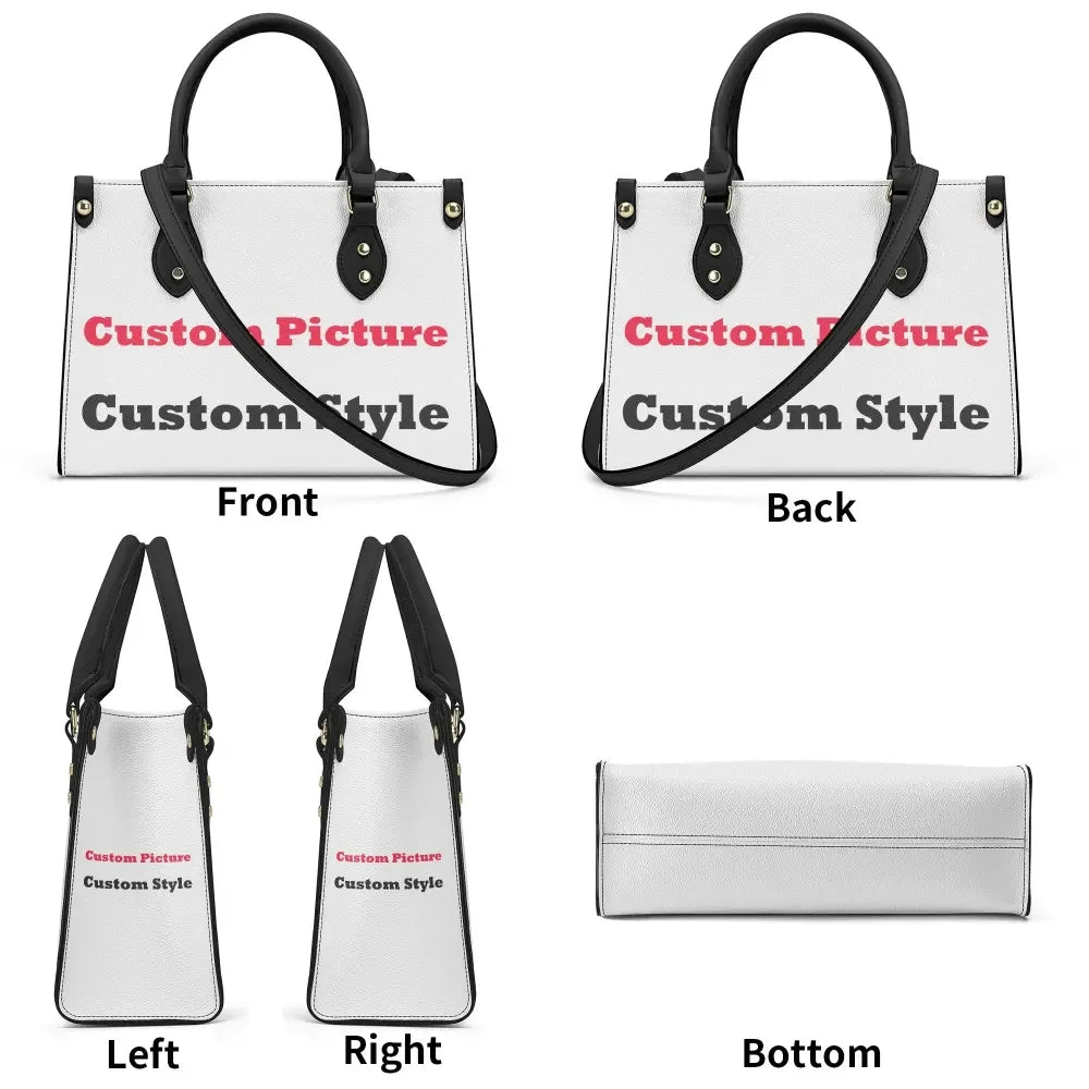 Women Pu Handbag Custom Wholesale Polynesian Tribal Floral Design Women Shoulder Bag Large Capacity Travel Temperament Women Bag
