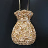 Newest Flower Vase Rhinestone Evening Bags Women Crystal Handbags Metal Chain Elegant Party Bags Luxury Designer Clutch Purse