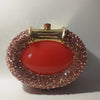 XIYUAN Oval Shaped Crystals Evening Clutch Bags Women Boutique Diamond Clutch Purses And Handbags Bridal Wedding Gem Phone Purse