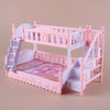 1:12 Dollhouse Ice Cream Truck Baby Bed Simulation Miniature Scene Display Dessert Car Bunk Bed Bathroom Kitchen Toy For Girl
