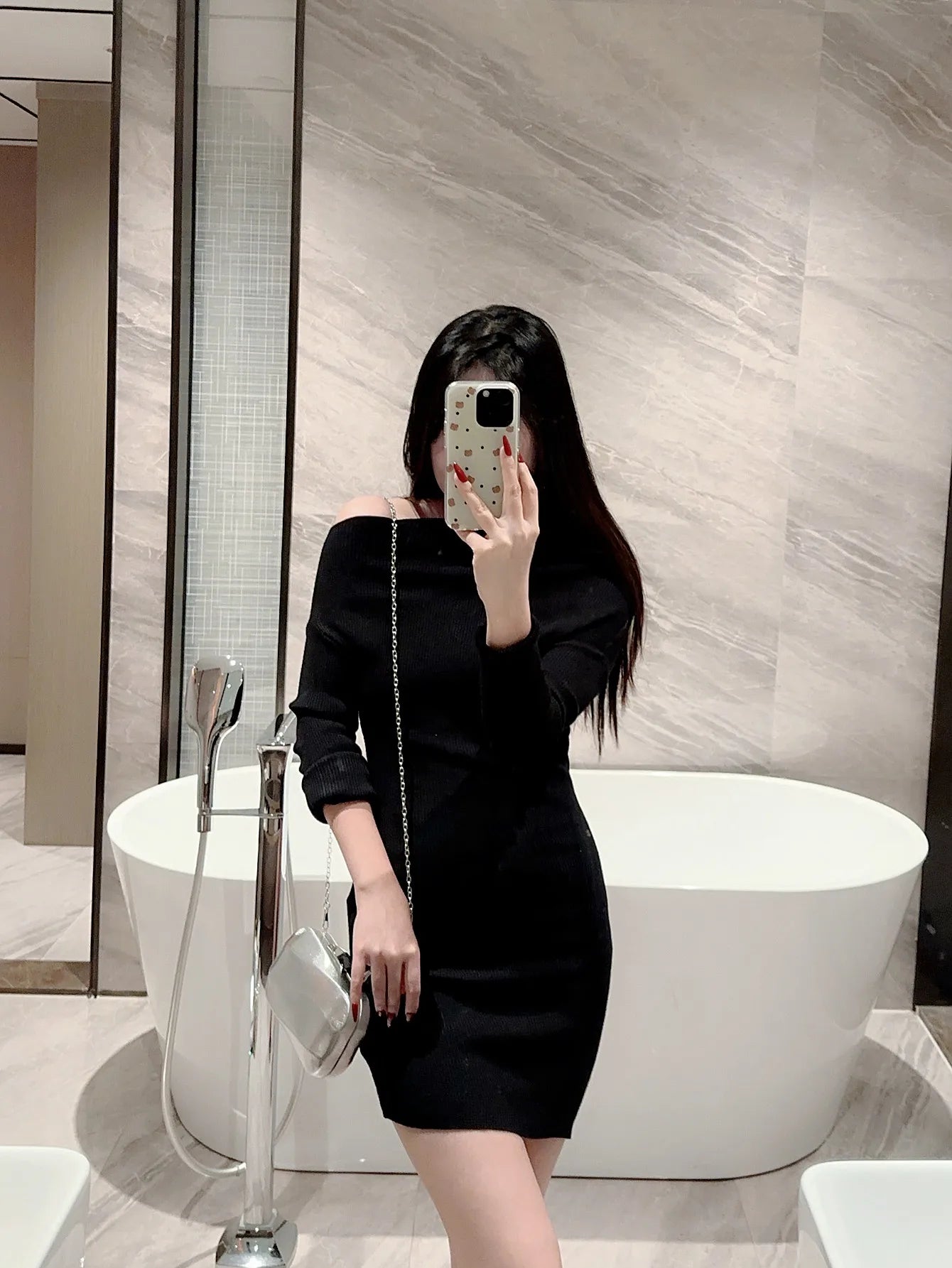 High-End Textured Square Box-Shaped Evening Bag Clutch Bag Chain Bag Banquet Bag Cheongsam Bag Evening Dress Bag Wedding Bag