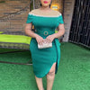 Elegant Party Dresses For Women 2025 Spring Summer Short Sleeve Bodycon Robe African Wedding Prom Evening Dress Ladies Clothing