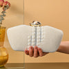 rhinestone evening bags Chain Clutch Bag Set with Diamond Pearl One Shoulder for Evening Wedding Party Dresses Made Crystal