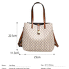 CH Premium Versatile Leather Crossbody Bag Ladies Large Capacity Daily Commuter Tote Bag Letter Print Design Ladies Fashion