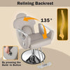 Beauty Salon Chair with Adjustable Tilt Height, Hydraulic Hairdressing Chair, Hairstylist Salon Styling Chair, Spa Beauty