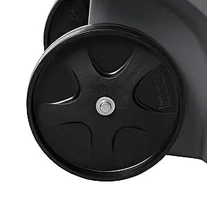 Commercial Products BRUTE Rollout Trash/Garbage CanBin with Wheels 50GAL Blu  for Restaurants Hospitals Offices Back of Hous