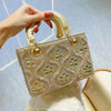 Luxury Women's Evening Bag Handmade Shiny Diamond Decoration Fashion Crossbody Shoulder Bags Women Handbags for Wedding Party