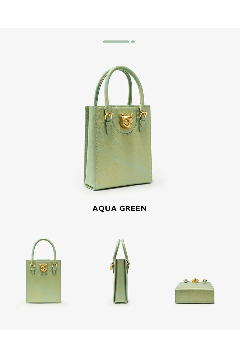 BAFELLI 2025 NEW WOMEN'S HANDBAG CAT LUXURY BRAND DESIGNER ORIGINAL STYLE TRENDING SHOULDER CASUAL BAGS MINI TOTE CROSSBODY
