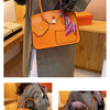 New Birkin Bag Handbag Lychee Grain Large Capacity Advanced Sense Kelly Bag Single Shoulder Crossbody Bag for Women