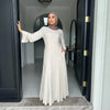 Clothes for Muslim Women Solid Robe Malay Turkey Dubai Zipper Cardigan Robe Fashion Simplicity Summer Dress Abayas for Women