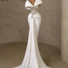 3 Designs Formal Evening Dress Heavy Customized Silver Crystals Beading Prom Gown Elegant Wedding Party Dresses Vestido De Noiva