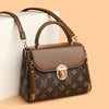 Bags for Women, Printed Fashionable Hand-Held Locks, Commuting Small Square Bag, Fashionable and Versatile Shoulder Crossbody Ba