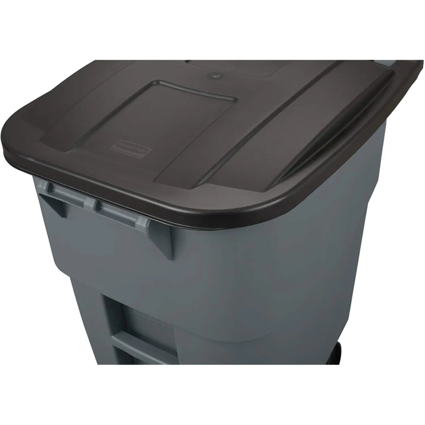 Commercial Products BRUTE Rollout Trash/Garbage CanBin with Wheels 50GAL Blu  for Restaurants Hospitals Offices Back of Hous