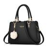 New Fashion Middle Aged Mom Shoulder Crossbody Bag Large Capacity Women's Handbag with Pendant