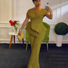High Waist Strapless Jumpsuit Rivet Collar Lady Evening and Party Tube Top Jumpsuit for Women Elegant Sexy Birthday Jumpsuit