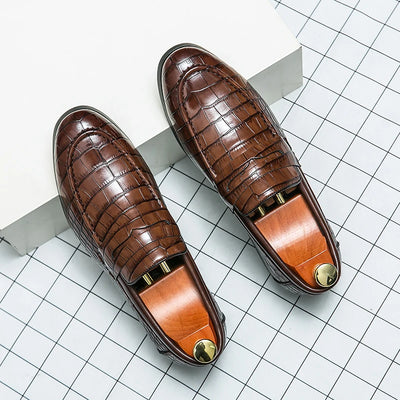 High Quality Leather Shoes Men British Style Wedding Business Brogue Shoes For Men Size 48 Men's Dress Shoes Formal Leather Male