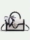 Retro Square Mini Bag Unique Design Multi-Match Crossbody Bag For Women Casual Tote Handbag For Commuting