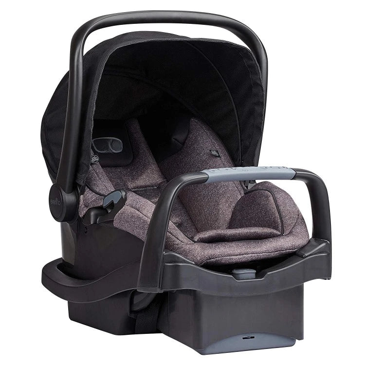 Pivot Modular Travel System with LiteMax Infant Car Seat with Anti-Rebound Bar (Casual Gray)