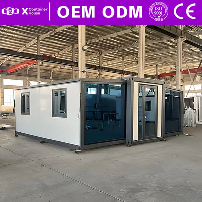 4 Bedroom Prefabricated Living House Modular Home Expanding Container Homes Prefab Tiny Homes Triple Wide Luxury Expandable 40ft