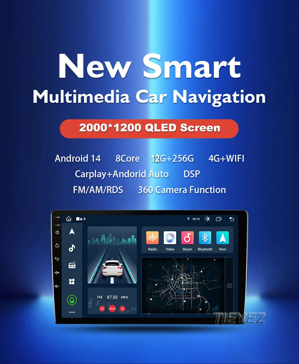 Android 14 Carplay Auto For Toyota Raize 1 2019 - 2023 For Daihatsu Rocky 2 2019 - 2021 Car Radio Multimedia Video Player GPS 4G
