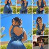 TARUXY Backless Heart Cutout Bodycon Jumpsuit For Women Casual Sleeveless Slim One-Piece Outfits Retro Denim Jumpsuits New 2025