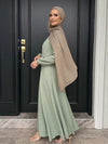 Muslim Abaya Women Dresses Solid Slim Jalabiya Eid 2025 Ramadan Morocco Islam Vestidos Largos Arab Long Robe Dubai Abayas Kaftan