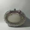 XIYUAN Oval Shaped Crystals Evening Clutch Bags Women Boutique Diamond Clutch Purses And Handbags Bridal Wedding Gem Phone Purse